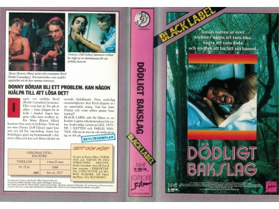 Dödligt Bakslag  VHS